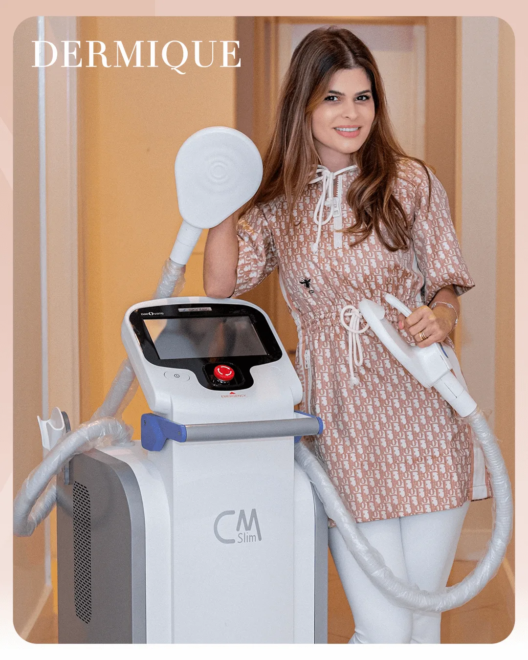 Tratamentos corporais com CM SLIM na Clínica Dermique