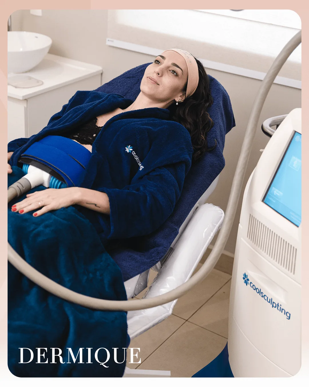 Aplicação do Coolsculpting